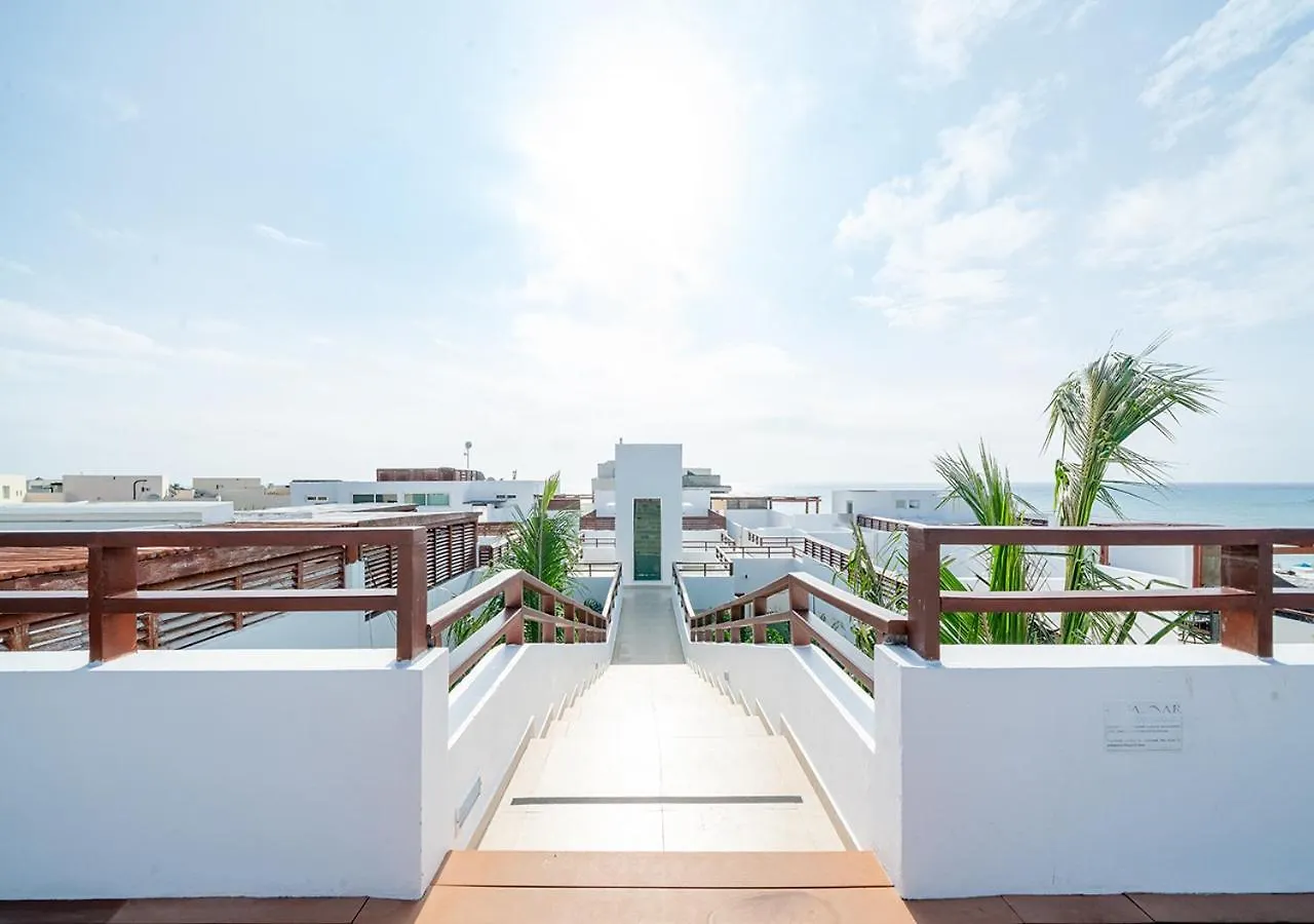 Beachfront Penthouse With 3 Bedrooms & Ocean View - Las Nubes Playa del Carmen Сasa de vacaciones