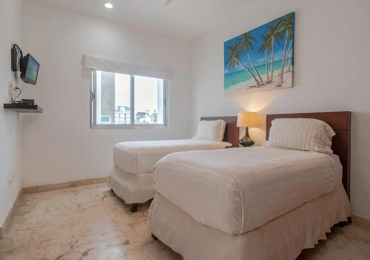 Prázdninový dům Beachfront Penthouse With 3 Bedrooms & Ocean View - Las Nubes Playa del Carmen