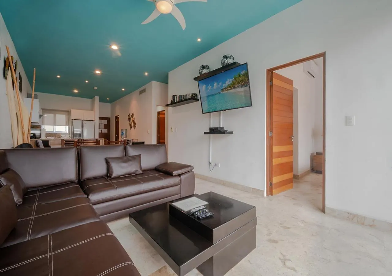 Holiday home Beachfront Penthouse With 3 Bedrooms & Ocean View - Las Nubes Playa del Carmen