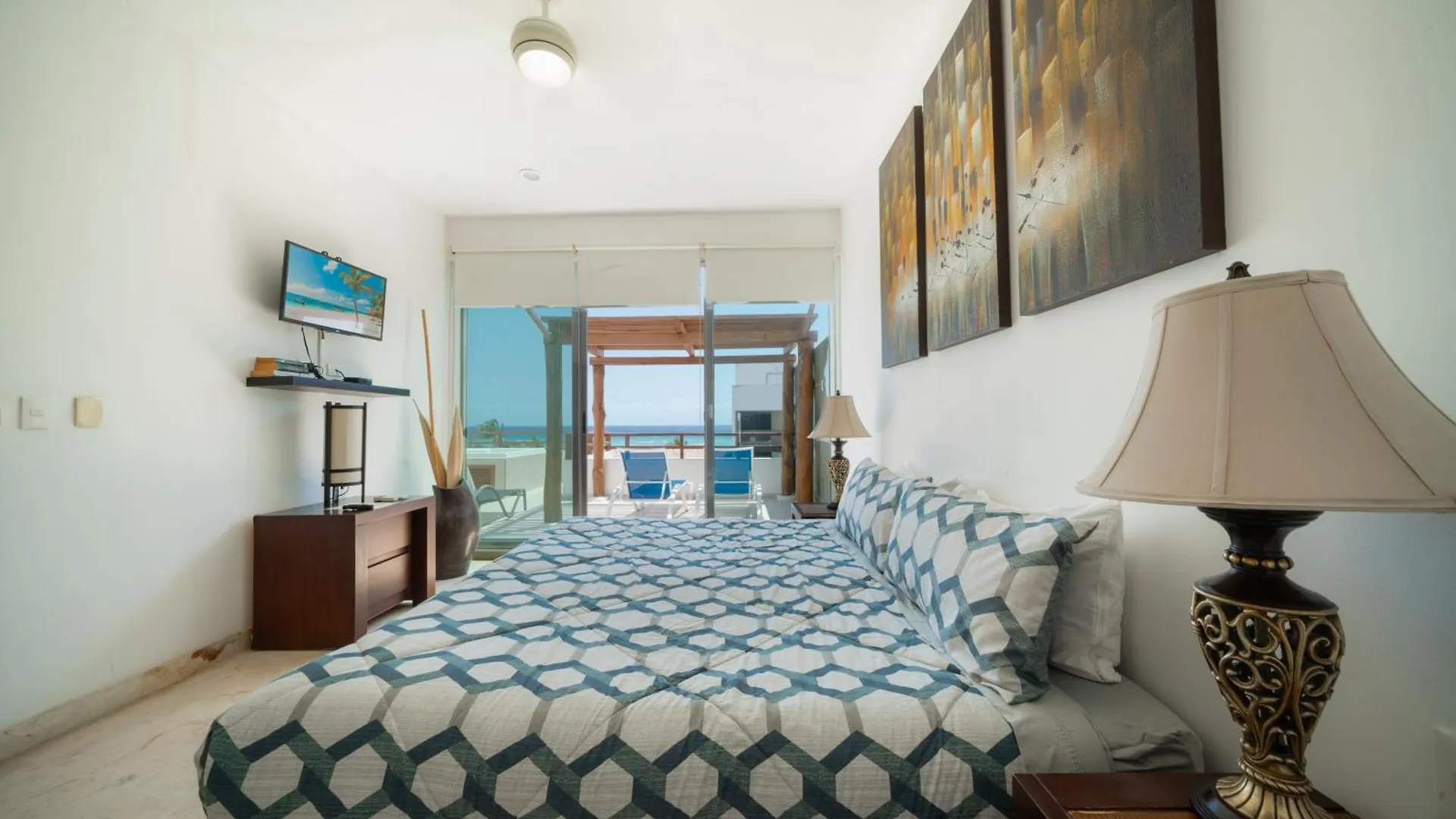 Prázdninový dům Beachfront Penthouse With 3 Bedrooms & Ocean View - Las Nubes Playa del Carmen Mexiko